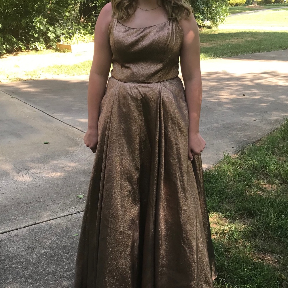 Gold Prom Dress